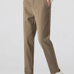Woolen Straight Leg Trousers