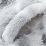 Faux Fur Zip-Up Jacket