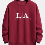 Los Angeles Print Relax Fit Sweatshirt