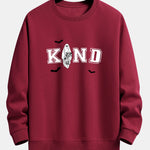 Halloween Kind Ghost Print Relax Fit Sweatshirt