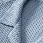 Waffle Textured Cuban Shirt & Straight Leg Linen Pants