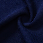 Textured Color Block Knit Polo & Slim Fit Tapered Trousers