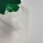 Loose Sleeveless Asymmetric Flower Print Mock Neck Vest Top