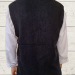 braided sleeveless sweater