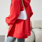 Loose Casual Sweater Cardigan Hooded Jacket