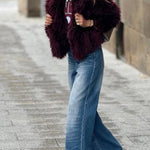 Ideal Fuchsia Hue Fleece Jacket