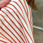 Striped Fly Sleeve V-Neck Casual Dress