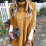 Till It's Over High Neck Cape Sweater