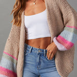 ISLEY OVERSIZED STRIPED CARIDIGAN