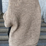 Casual Street Atmosphere Knit Wide Neck Loose Sweater