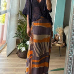 Malibu Knit V-neck Hollow Out Twist Loose Tank