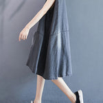 Original Split-Joint With Pocket Denim Dress