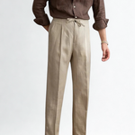 DRAWSTRING COASTAL TROUSERS - Sand