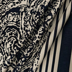 Long Sleeves Loose Striped Pullovers