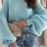 FIERRA pastel pink sweater with wool
