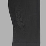 Simple Loose Black Split-Joint Long Sleeves Midi Dress