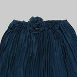 Loose Gauze Pleated Solid Color Tiered Off-The-Shoulder Evening Dresses Maxi Dresses