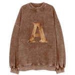 Letter A Vintage Sweatshirt