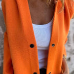 Solid Color Casual Women's Coat