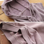 Artistic Retro Solid Hooded Vest