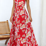 Elegant Sleeveless Printed Dress