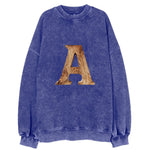 Letter A Vintage Sweatshirt
