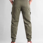 Teddy Lined Chino Jacket & Chino Cargo Jogger Pants