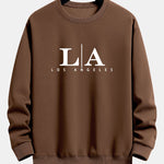 Los Angeles Print Relax Fit Sweatshirt