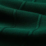 Stripe Jacquard Knit Polo Shirt