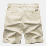 Wave Jacquard Knit V Neck Polo Shirt & Cotton Chino Shorts