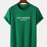 Los Angeles Print Arc Hem T-Shirt