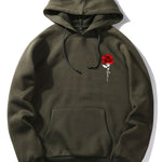 Rose Love Print Hoodie