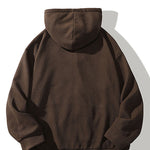 Relaxed Waffle Zip Hoodie