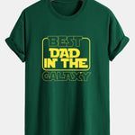 Regular Fit Slogan Print Cotton T-Shirt