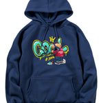 Graffiti Bear Print Hoodie