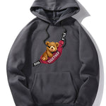 Shoulder Bag Bear Print Hoodie