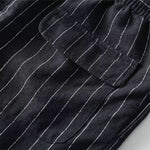 Dario Linen Striped Shorts