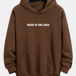 Trust In The Lord Print Relax Fit Hoodie