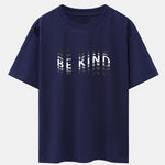 Be Kind Print Drop Shoulder Oversize T-Shirt