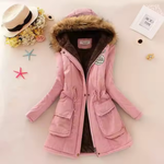 Therelle™ - Autumn/Winter Jacket with Hood, Embroidery, and Figure-Hugging Fit