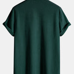 Short Sleeve Corduroy Polo Shirt