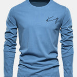Long Sleeve King Print Cotton T-Shirt
