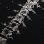 Oversize Skeleton Print Waffle T-Shirt