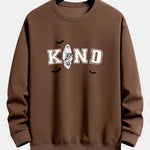 Halloween Kind Ghost Print Relax Fit Sweatshirt