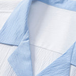 Textured Contrast Cuban Shirt