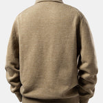 Polo Collar Pullover Sweater