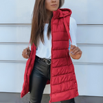 Aria | Sleek Hooded Puffer Vest