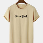 New York Print Arc Hem T-Shirt