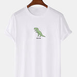 Cute Cartoon Dinosaur Print T-Shirt