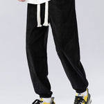 Drawstring Corduroy Joggers